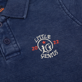 D.BLUE FADED DENIM LOOK POLO